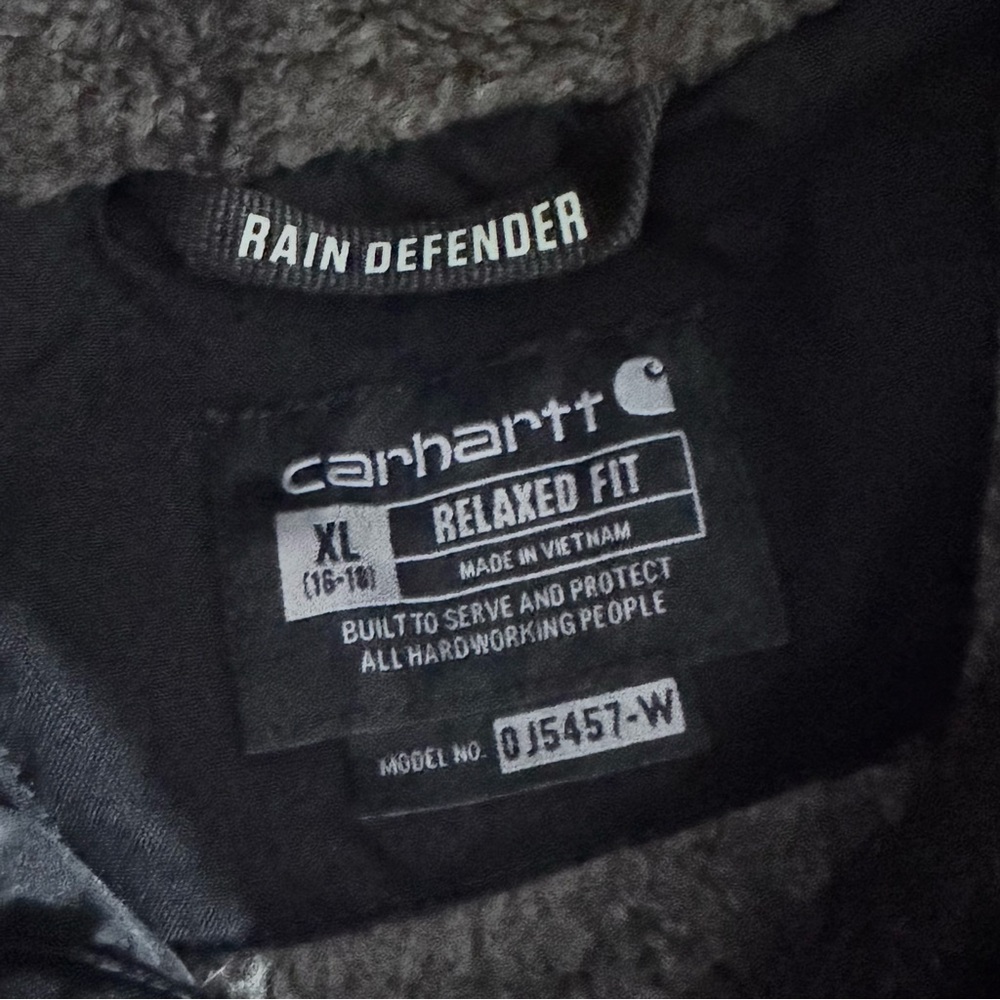 NWT Carhartt Women's Black Insulated Puffer Jacket - XL - Picture 7 of 8